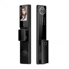 China 3D Facial Visual Intercom TUYA Smart Door Lock manufacturer