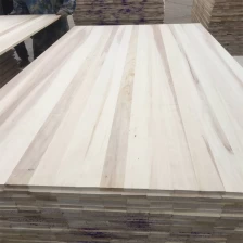 Китай Доска из массива дерева природного цвета Производитель деревянных панелей из тополя производителя