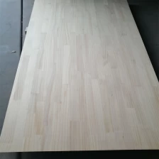 中国 卸売固体純粋な桐エッジ接着積層木材木材フィンガー ジョイント ボード メーカー