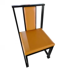 China A fábrica fornece diretamente a cadeira de jantar de restaurante de madeira maciça de estilo contemporâneo fabricante