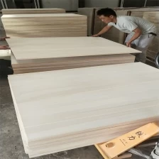 porcelana Comercio al por mayor de tableros de madera maciza de Paulownia para la fábrica de producción de ataúdes fabricante