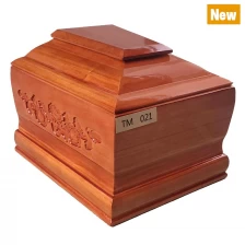 porcelana Mini caja de ataúd de madera sin terminar pequeña personalizada fabricante