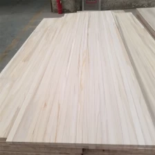 China full paulownia wood edge glued strips for kiteboards and wakeboard wood cores manufacturer
