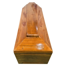 porcelana Funeral para adultos Fabricación en China Madera maciza de abeto Nuevo estilo europeo Cremación de ataúd de ataúd con acabado Terciopelo de alto brillo y proveedor de tallado tradicional - COPIA - 9ghdg2 fabricante