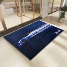 China Dotcom Indoor/Outdoor Floor Door Mats Ink Jet Printed Nylon Rubber Vinyl Premium Custom Design Logo Mat manufacturer