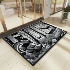 China Wholesale Store Retail Custom Outdoor Rubber Logo Door Mats manufacturer