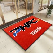 China Huidige bedrijfslogo gemaakt kleur aangepaste Rubber deur Mat manufacturer