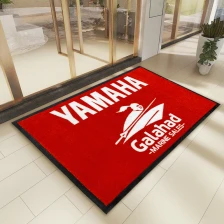 China 100% rubber back-ups maken reclame Print douaneembleem Vloermatten manufacturer