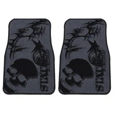 China Premium Red Car Mats Anti-Slip Rubber Backed with Anime Design HD Printed Car Mat Accessory manufacturer
