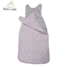China high quality soft ventilate sleep sack newborn children kid detachable style baby pure stroller sleeping bag manufacturer