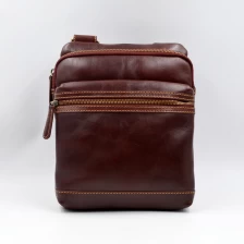 China Latest high quality leather cross-body men bag- leather cross-body manufacturer