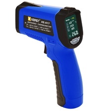 中国 XE-817 热销 6 1 液晶显示屏红外温度计背光塑料材质温湿度计 OEM 可定制 制造商