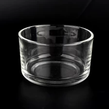 China luxury large 3 wicks round bottom glass candle jar manufacturer