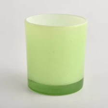 China luxury new green glass candle holder manufacturer