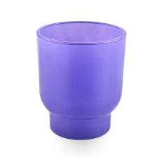 China hot sales 5oz purple glass candle jar manufacturer