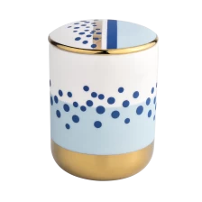 China home decor 10oz ceramic artwork candle jar manufacturer