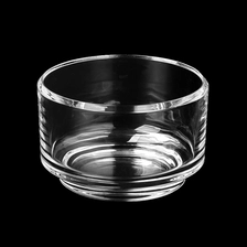 China Home decor 14oz 3 wick clear glass candle holder manufacturer