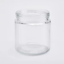 China 21oz wholesales smooth transparent glass candle holder home decorations candle containers manufacturer