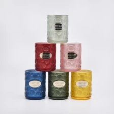 China Sunny Glasswre unique candle jars for luxury brand manufacturer
