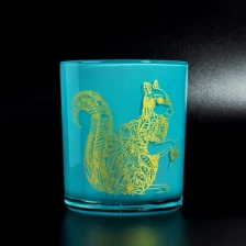 China Sunny 26+years brand cooperation custom blue glass candle jar home decoration manufacturer