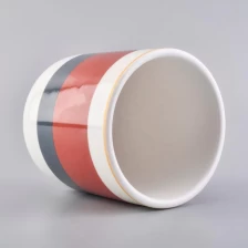 China Luxury empty porcelain ceramic candle containers 10oz 12oz 14oz manufacturer
