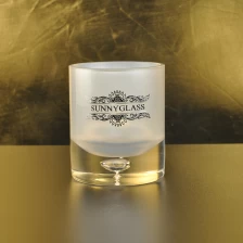 China 8oz 10oz Christmas crystal tealight glass candle holder manufacturer