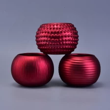 China 12oz Luxury plating votive decorative ceramic jar candle manufacturer