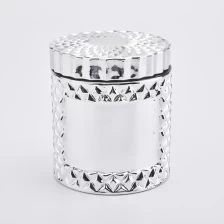 China 260ml private label glass candle holders with lids manufacturer