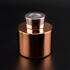 China Electroplating rose gold glass diffuser bottle perfume bottle fragrance manufacturer