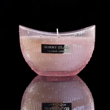 China Sunny design luxury personalized scented glass candle jar bulk manufacturer