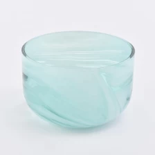 China Wholesales luxury green glass candle jar manufacturer