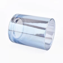 China iridescent decoration for this colored candle jars glass manufacturer