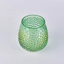 China Wholesale green glass candle containers suppliers manufacturer