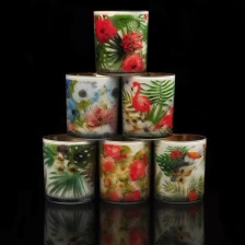 China 10oz Wholesales Christmas crystal tealight glass candle jar manufacturer