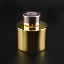 China Wholesales electroplating golden glass diffuser bottle perfume bottle fragrance manufacturer