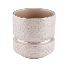 China Sunny glassware Wholesales custom pink luxury glass candle jars manufacturer
