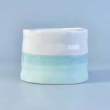 China 400ml massage ceramic candle jars in bulk empty manufacturer