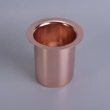 China Color custom tall decorative metal candle jar insert 400ml manufacturer