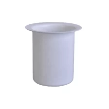 China 400ml White decorative metal candle holder tealight insert manufacturer