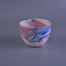 China 300ml Modern round mini ceramic candle holders wholesales manufacturer