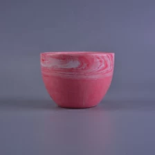 China Elegant colored ceramic candle jars wholesale manufacturer