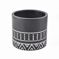 China new products luxury concrete candle jar manufacturer