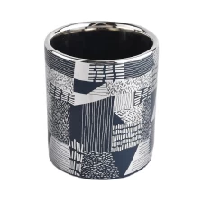 China home decor cylinder ceramic candle holder manufacturer