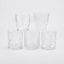 China 8oz 10oz Wholesales custom crystal empty luxury glass candle jars manufacturer