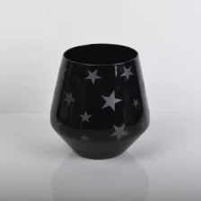 China handmade black star whisky glass tumbler manufacturer