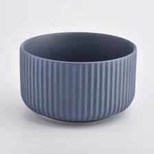 China matte glazing color ceramic candle bowl for home fragrance manufacturer