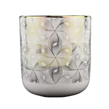 China luxury round white ceramic candle jar manufacturer