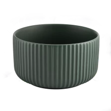 China luxury matte green ceramic candle holders manufacturer