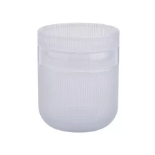China In bulk custom cylinder luxury glass candle jar manufacturer manufacturer