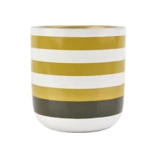 China luxury hand paint concrete candle jar manufacturer